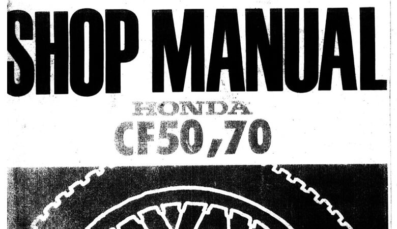 Manuel d’atelier Honda Chaly CF50 CF70